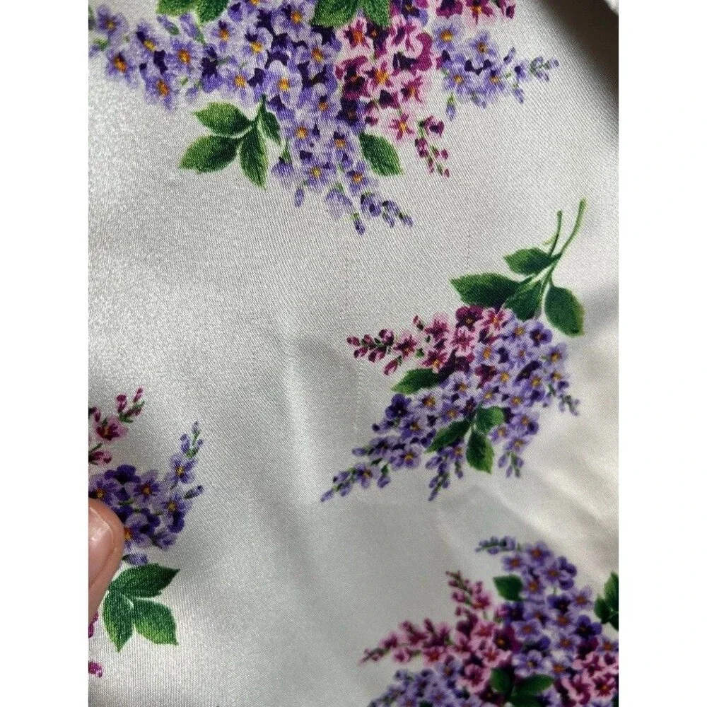 Victoria Secret Satin Floral Pajama Set Size Medium